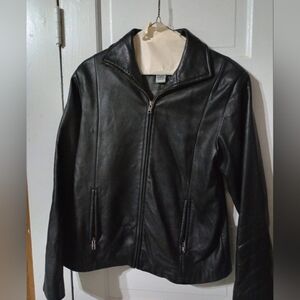 Boston harbor leather jacket small
